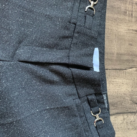 Dark Grey flare work pants - Picture 3 of 4